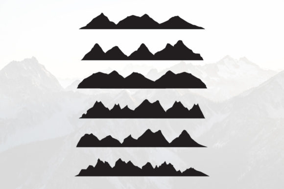 Download Mountains Silhouette Landscape Panoramic - Premium Resources