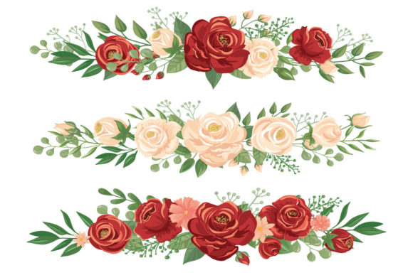 Download Panoramic Flowers Borders - Panoramic Collection