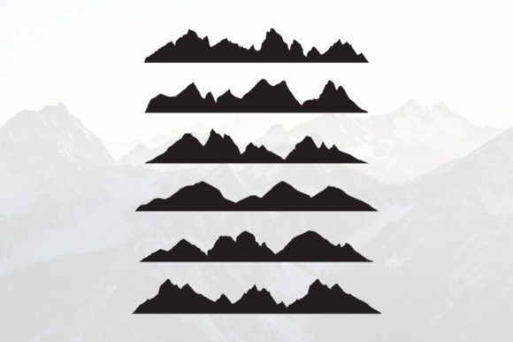 Download Mountains Silhouette Landscape Panoramic - Premium Resources